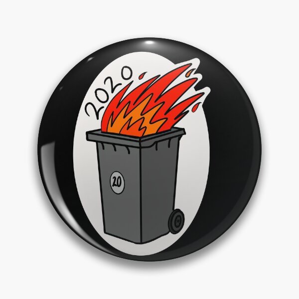 Item preview, 2020 Grey wheelie bin fire designed and sold by HeffDesigns.