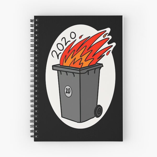 Item preview, 2020 Grey wheelie bin fire designed and sold by HeffDesigns.