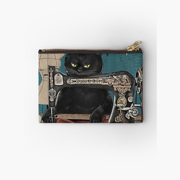 Item preview, Cat sewing because murder is wrong designed and sold by ryanmcclure.