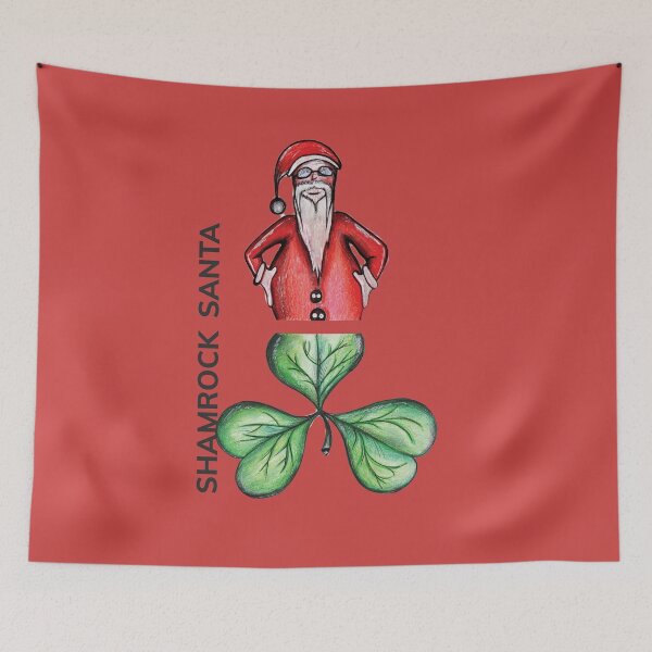 Item preview, SHAMROCK SANTA by FrankenDuo reddish designed and sold by FrankenDuo.
