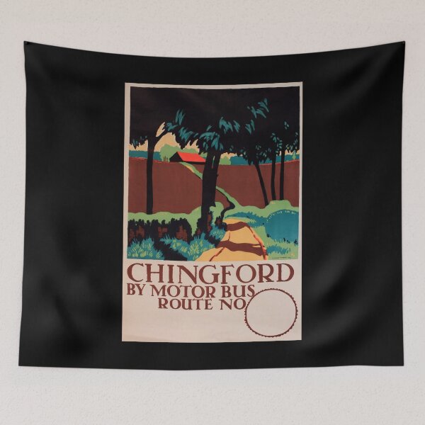 Item preview, Chingford retro poster designed and sold by CorasPosters.