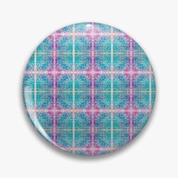 Item preview, Mandala in Turquoise and Pink designed and sold by indigopink.