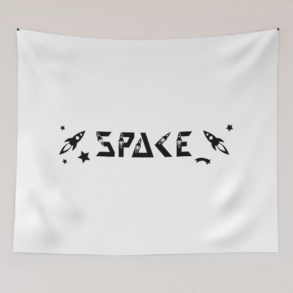 Item preview, Space - lettering with rockets designed and sold by Julia Faranchuk.