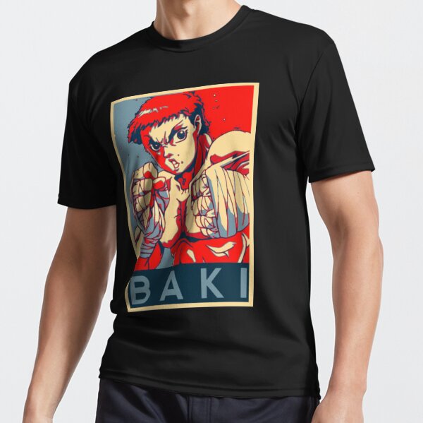 Old Baki Hanma fanart T-shirt respirant