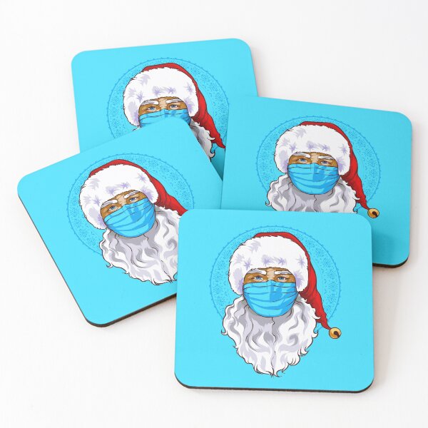 Item preview, Masked Santa Claus Father Christmas 2020 Face Mask designed and sold by Raleigh Designs.