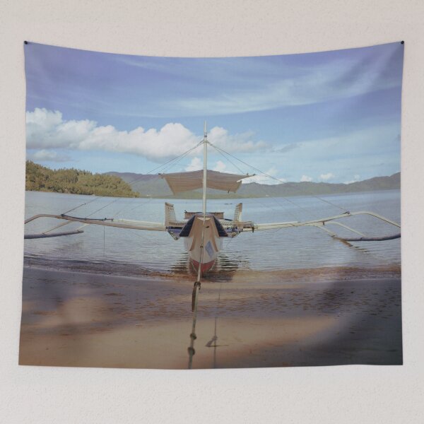 Item preview, Philippine Banca Boat at Low Tide designed and sold by divingaround.
