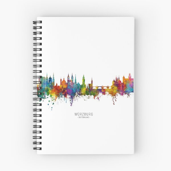 Item preview, Würzburg Germany Skyline designed and sold by ArtPrints.