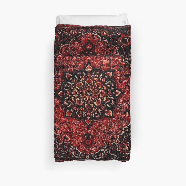 Persian carpet look in rose Duvet Cover
