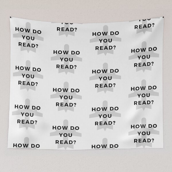 Item preview, How Do You Read? designed and sold by jetmike.
