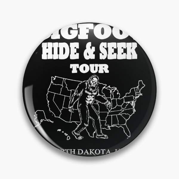 Item preview, Bigfoot Hide & Seek Concert tee NORTH DAKOTA funny gift IDEA designed and sold by BRtisticDesigns.
