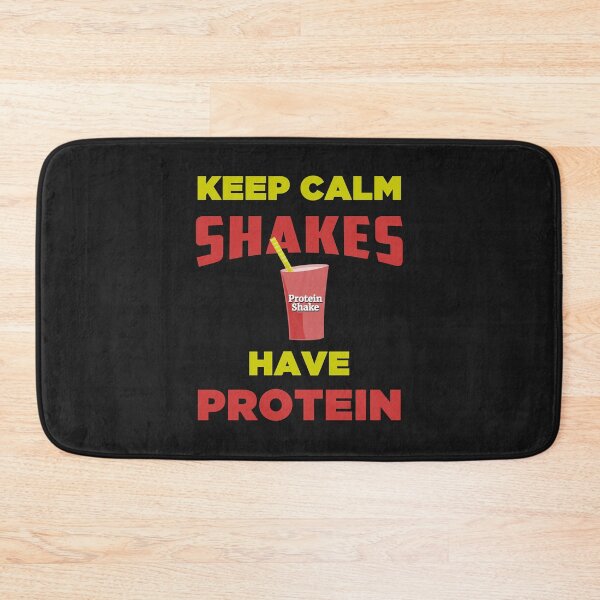 Item preview, Keep Calm Shakes Have Protein - Funny Protein Shake Vegan Meme Text Gift Ideas designed and sold by leo121687.
