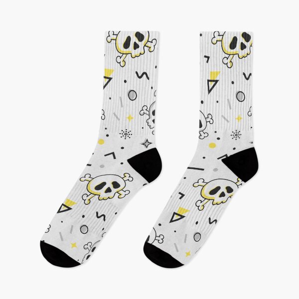 Item preview, Spooky Halloween Pattern with Geometric Shapes & Skulls designed and sold by JayStacksArt.