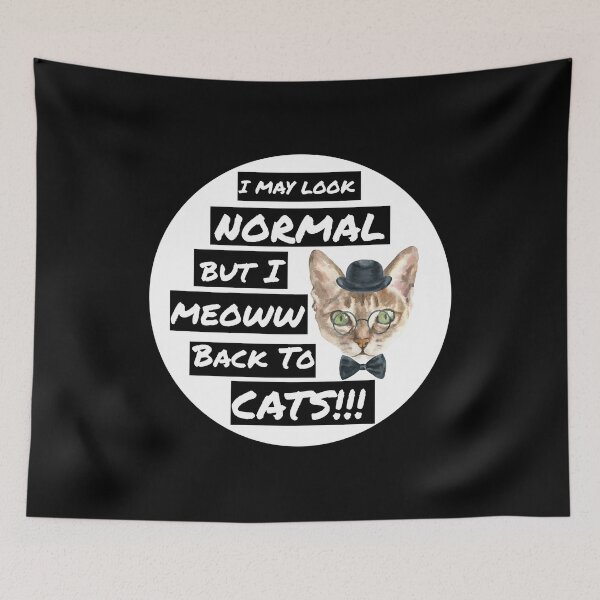 Item preview, I meow back at cats designed and sold by DesignsByRisa.