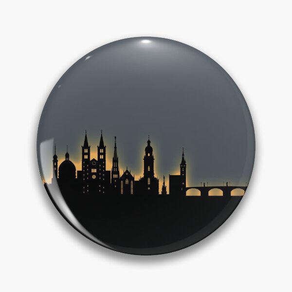 Item preview, Würzburg Germany Skyline designed and sold by ArtPrints.