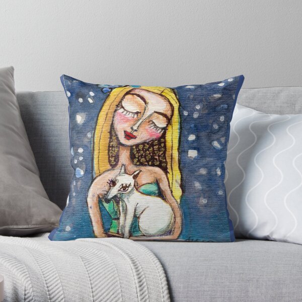 Best Friends Throw Pillow