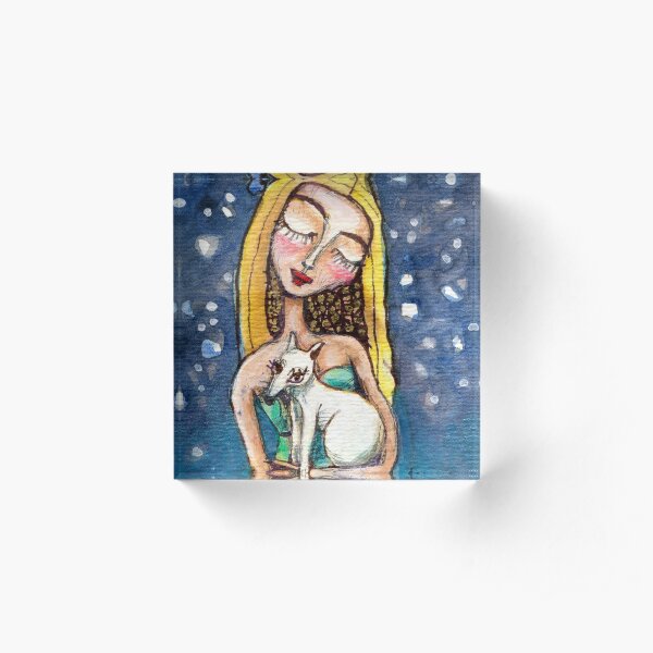 Best Friends Acrylic Block