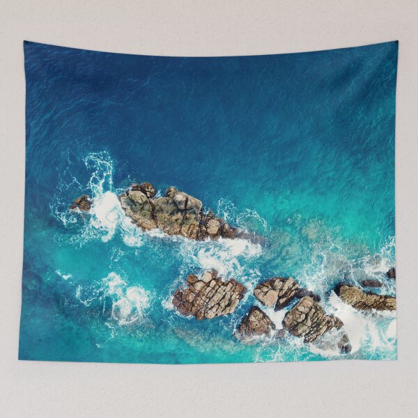 Item preview, Blue Ocean Waves  designed and sold by Laura Vancleave.