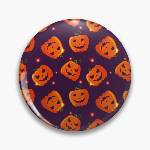 Item preview, Patrón de Feliz Halloween con Caras de Calabaza de Halloween designed and sold by JayStacksArt.