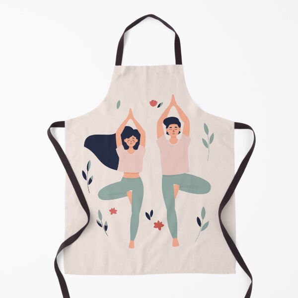 Item preview, Woman Man Doing Yoga Tree Pose designed and sold by paradiskt.