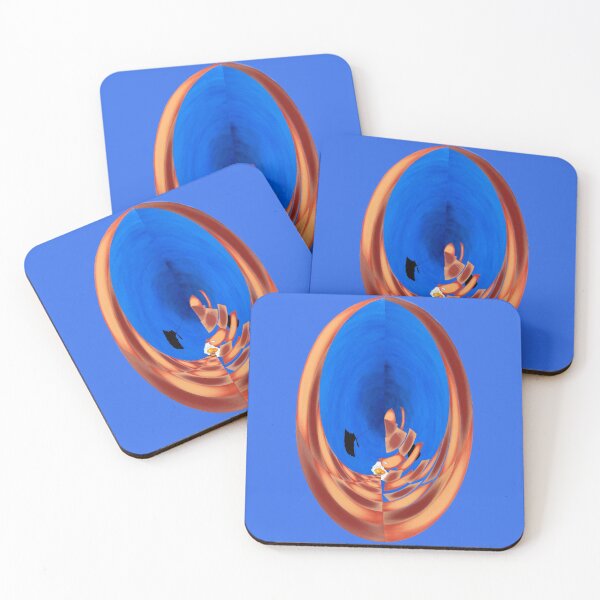 Item preview, Egg Path On Blue Cut designed and sold by Lavott4Art.