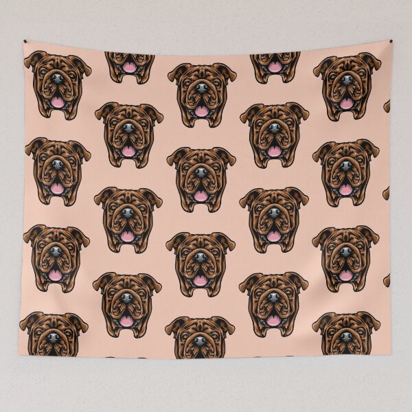 Item preview, Bulldog Head Portrait Drawing designed and sold by IPRINT Clothing.