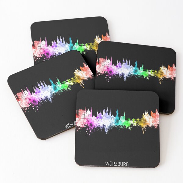 Item preview, Würzburg Germany Skyline designed and sold by ArtPrints.
