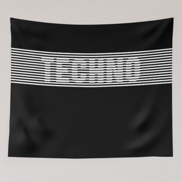 Item preview, TECHNO LINES # 2 (WHITE FONT) designed and sold by RICK-TURNER.