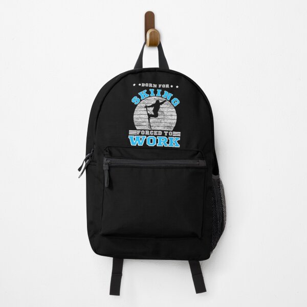 Item preview, skiier saying - skiing retro designed and sold by pirminio.
