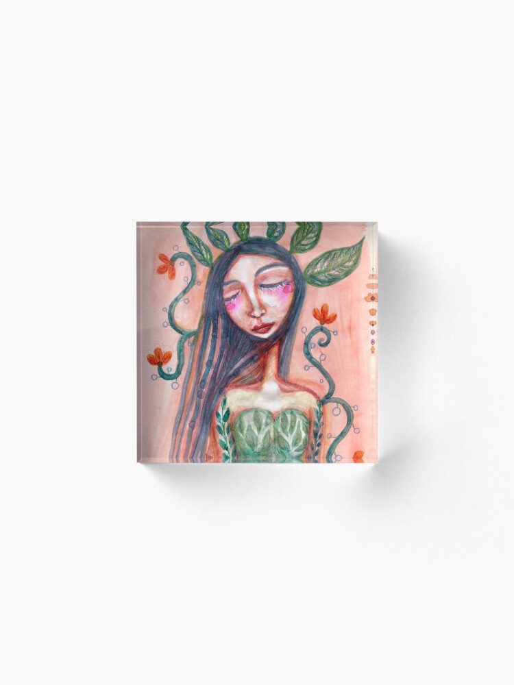 Alternate view of Waiting For Spring Acrylic Block