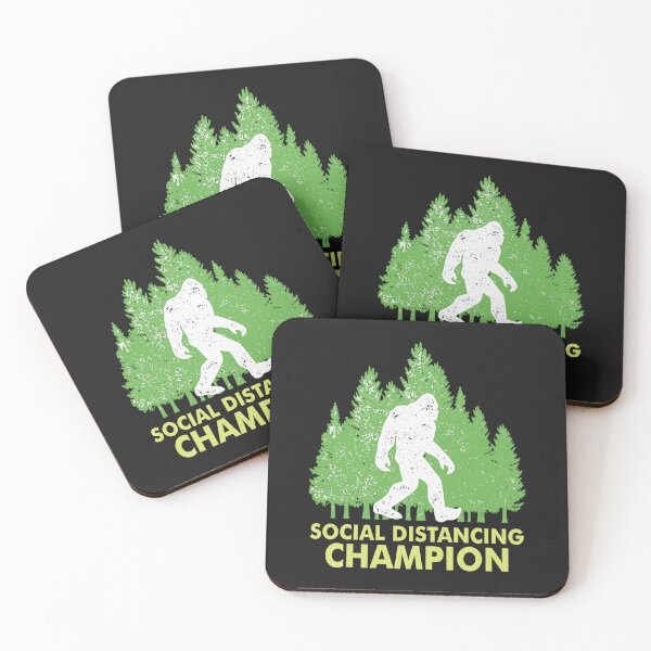 Item preview, Social Distancing Champion Bigfoot Design gift for Bigfoot Believers designed and sold by BRtisticDesigns.