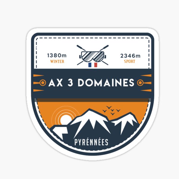 AX 3 DOMAINES Sticker