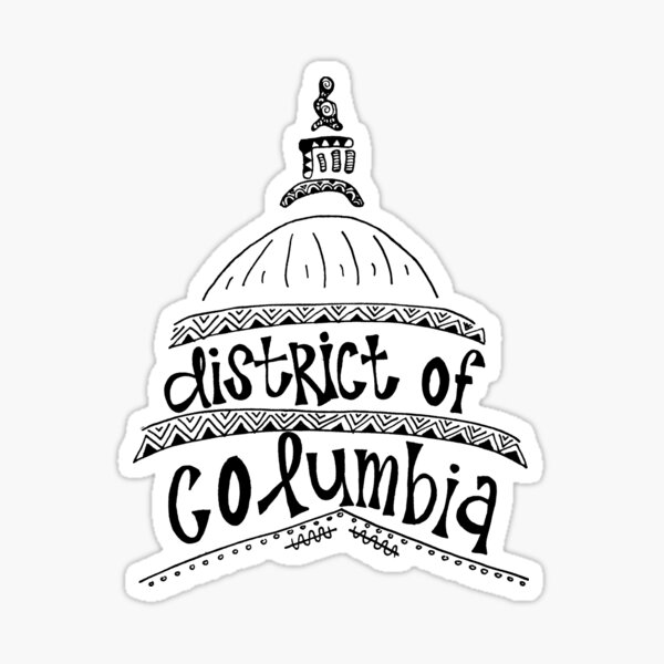 Item preview, District of Columbia Zentangle designed and sold by alexavec.