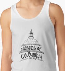 District of Columbia Zentangle Tank Top