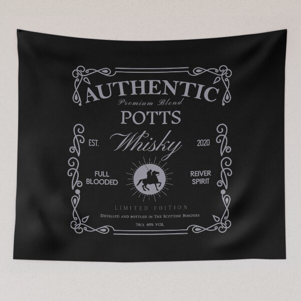 Artikelvorschau, POTTS Whisky Label | Border Reivers entworfen und verkauft von yourscotborders.
