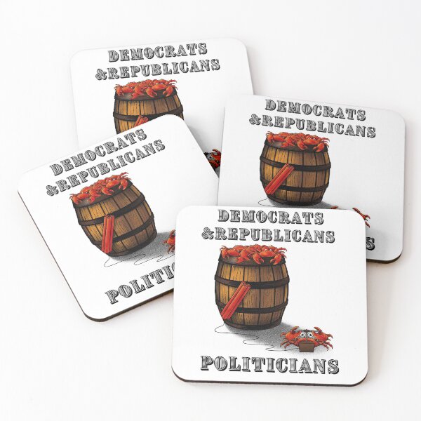 Item preview, Crabs in a Barrel Democrats & Republicans  designed and sold by SayWhatJAY.