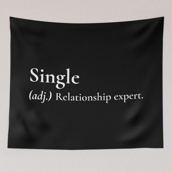 Item preview, Single Funny Meaning Relationship Expert White Text designed and sold by Sour Soul.