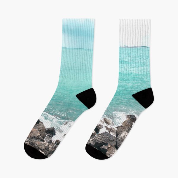 Item preview, Rock Beach - Blue Ocean Waves designed and sold by M-Artie.