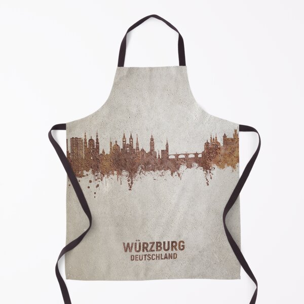 Artikelvorschau, Würzburg Germany Skyline entworfen und verkauft von ArtPrints.
