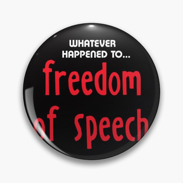 Item preview, whatever happened to Freedom of Speech?  designed and sold by halibutgoatramb.