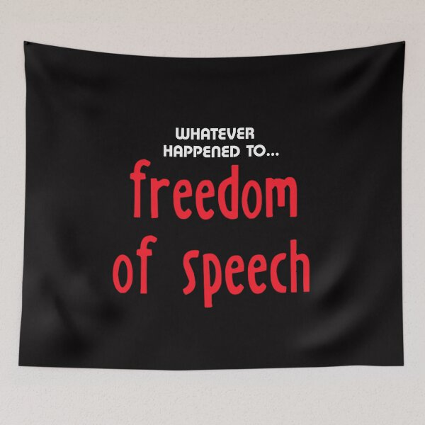 Item preview, whatever happened to Freedom of Speech?  designed and sold by halibutgoatramb.