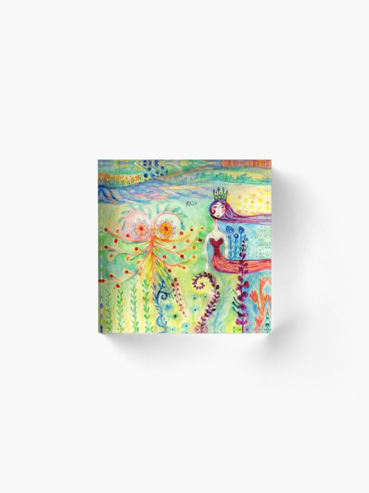 Alternate view of Tales in Paradise Acrylic Block