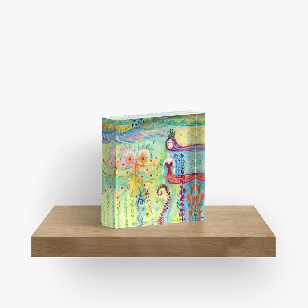 Tales in Paradise Acrylic Block
