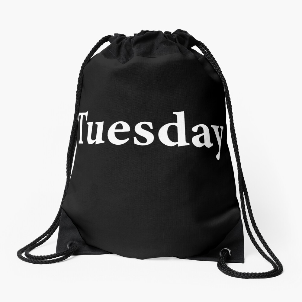 Tuesday - Mars - Roman God of War - Taco Tuesday - tueyah Drawstring Bag