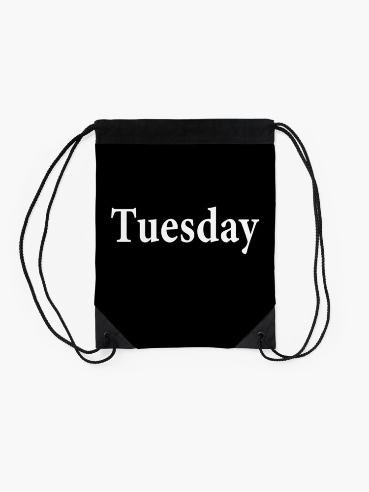 Alternate view of Tuesday - Mars - Roman God of War - Taco Tuesday - tueyah Drawstring Bag
