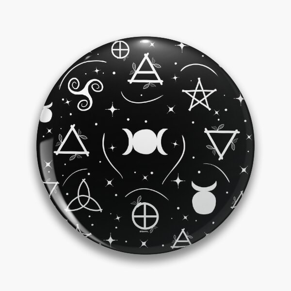 Artikelvorschau, Wicca Symbole Hexe Erde, Feuer, Luft, Wasser, Gott, Göttin, Triskelion, Triqueta und Pentacle entworfen und verkauft von lipemo.