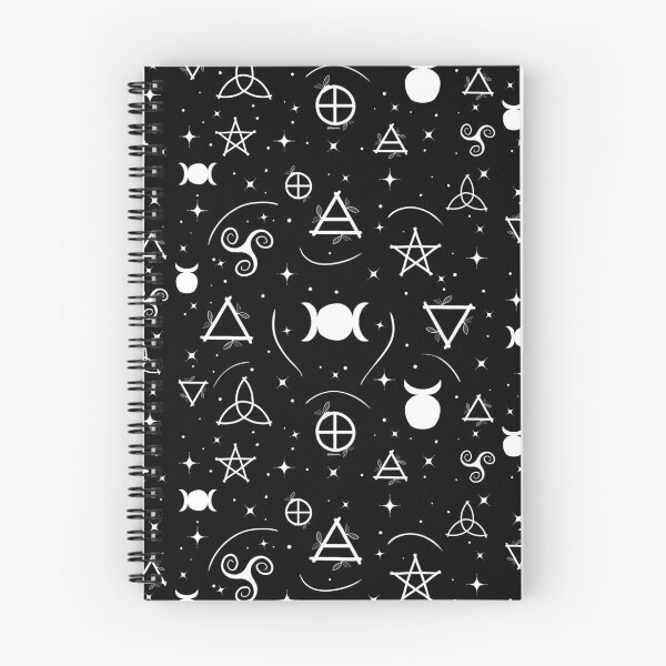 Item preview, Wicca Symbols Witch Earth, fire, air, water, god, goddess, triskelion, triqueta and pentacle designed and sold by lipemo.