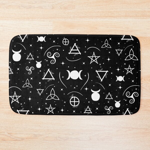 Item preview, Wicca Symbols Witch Earth, fire, air, water, god, goddess, triskelion, triqueta and pentacle designed and sold by lipemo.