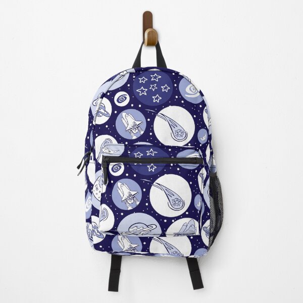 Item preview, Vector blue monochrome space shuttle blast off elements in circles repeat pattern. designed and sold by jamiesoondesign.