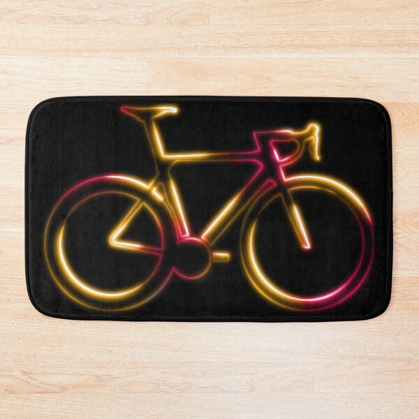 Item preview, Orange Red Neon Glow Road Bicycle designed and sold by RabeDesigns.