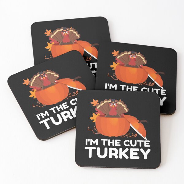 Item preview, I'm The Cute Turkey Funny Family Thanksgiving Gift Design designed and sold by praewapy.